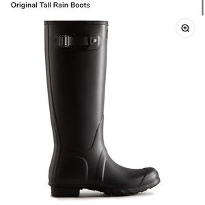 Original Hunter Rain boots | Tall | Black | Size 7